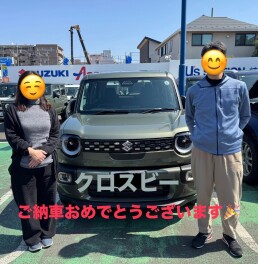 Ｔ様　クロスビーご納車おめでとうございます！